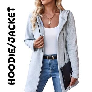 NWT Long Jacket/Hoodie